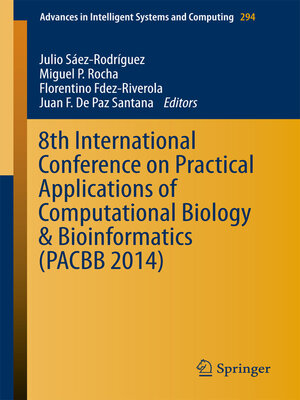cover image of 8th International Conference on Practical Applications of Computational Biology & Bioinformatics (PACBB 2014)
